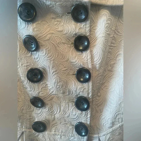 - Max Mara jacquard empire waist doubled breasted coat - Picture 5 of 14